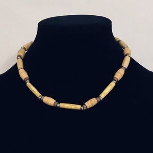 Wood Bead Necklace